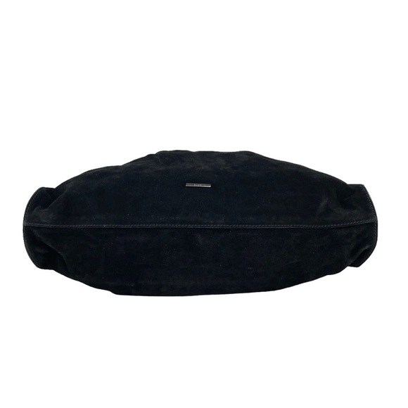 GUCCI Bag Shoulderbag Handbag Suede Black - Picture 5 of 9